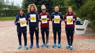 Рязанская «десантница» с подругами по сборной России скорчила рожицы